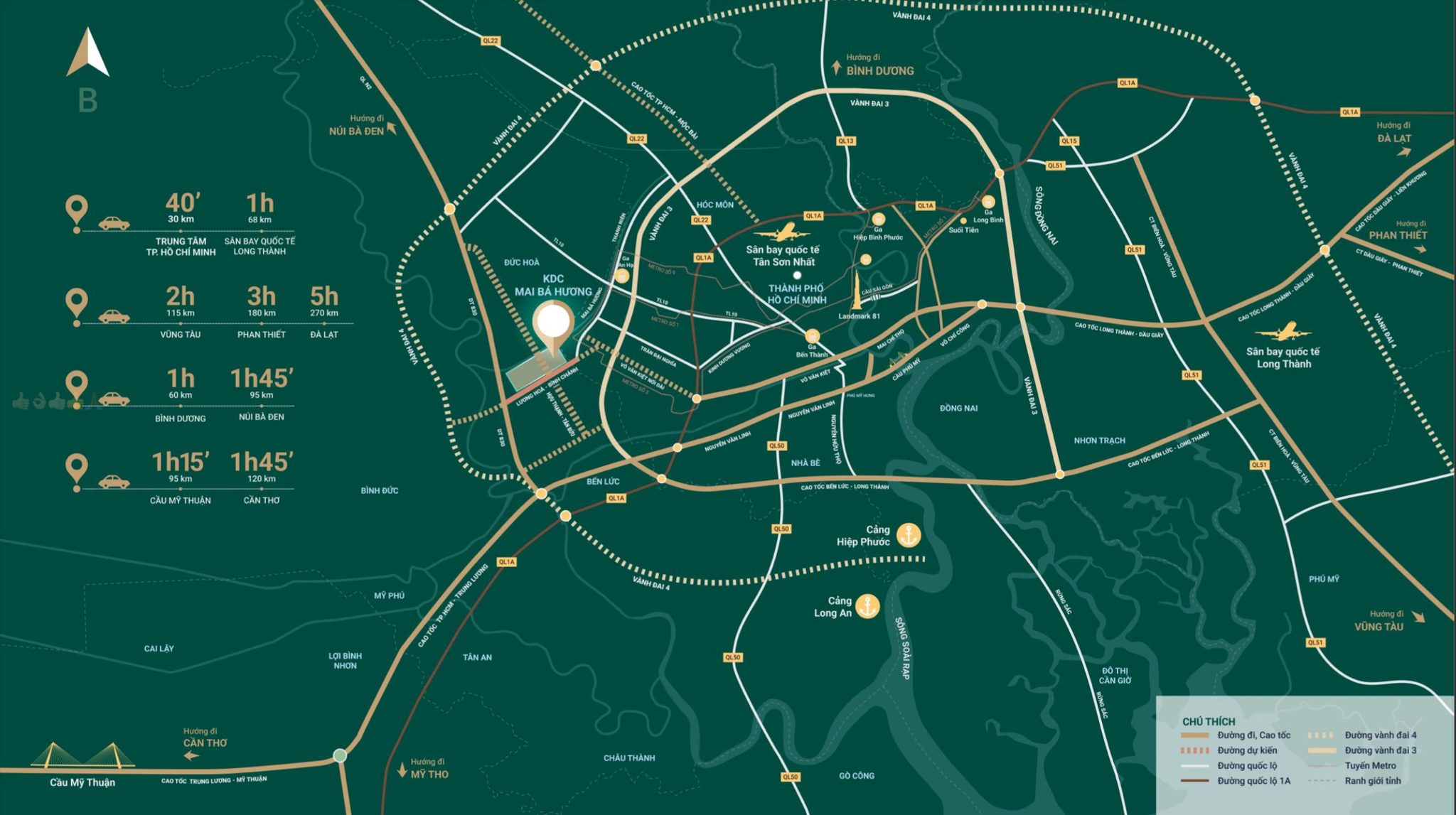 Vị trí  Dragon Eden Long An